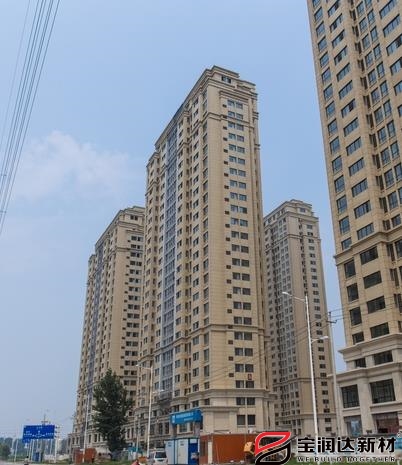 寶潤(rùn)達(dá)外墻保溫一體板應(yīng)用于開(kāi)封晉城花園